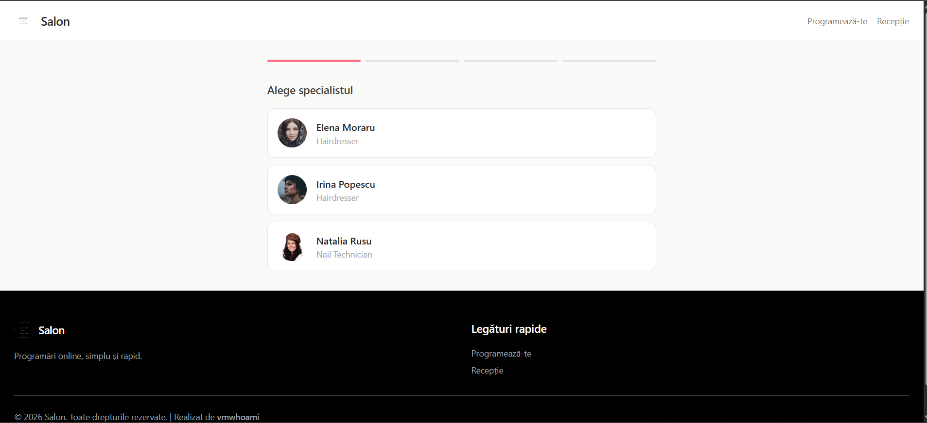 Salon Booking System